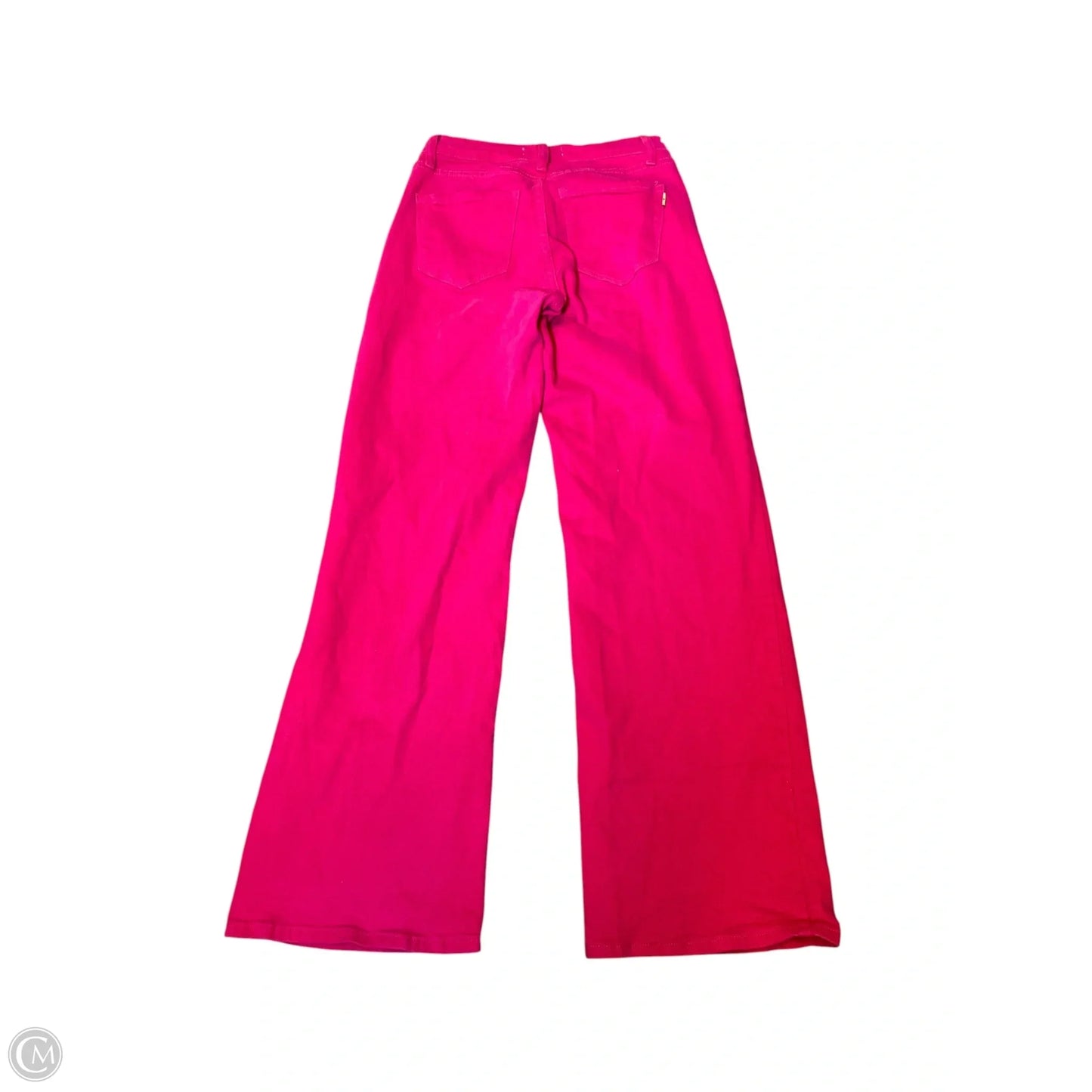 Jeans Wide Leg By Clothes Mentor In Pink Denim, Size: 0