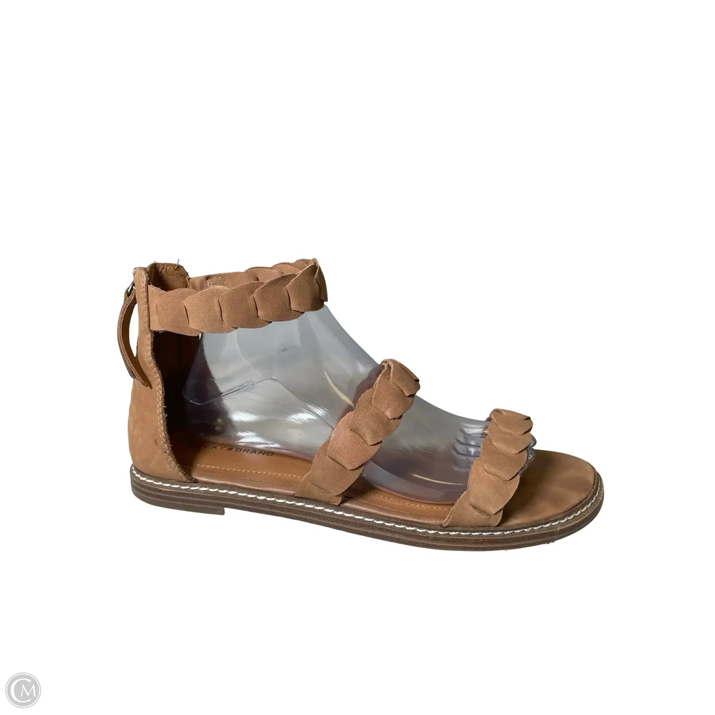 Sandals Flats By Lucky Brand In Tan, Size: 11