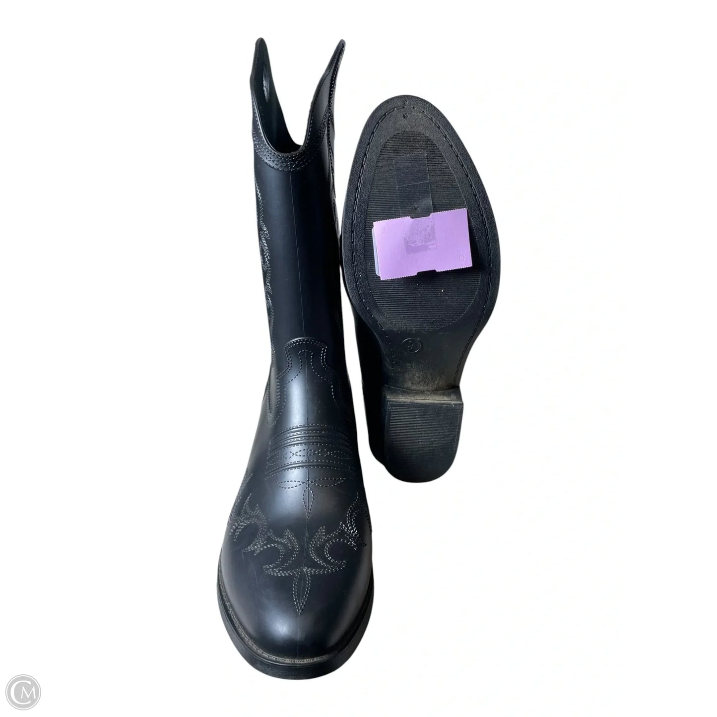 Boots Western By No Boundaries In Black, Size: 9