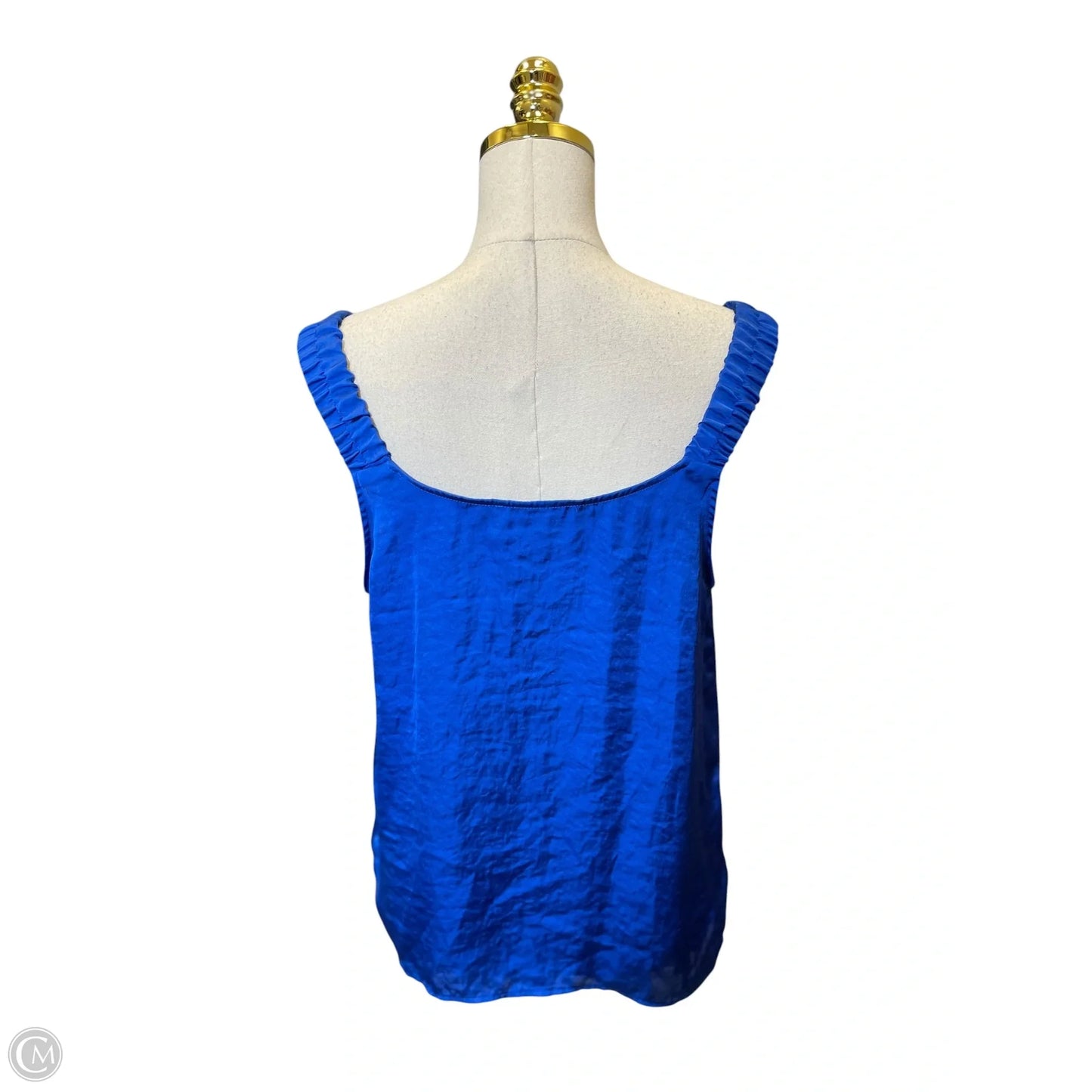 Top Short Sleeve By Dkny In Blue, Size: M
