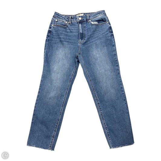 Jeans Straight By Oat In Blue Denim, Size: 10