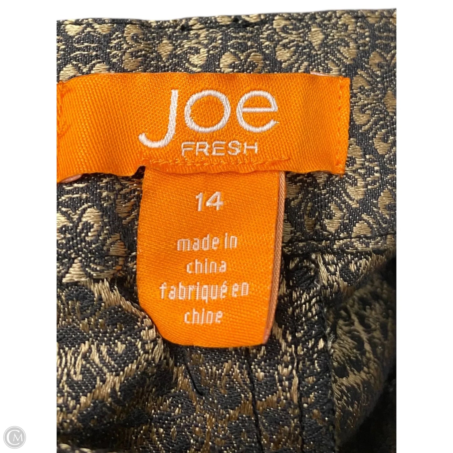 Pants Dress By Joe Fresh In Gold, Size: 14