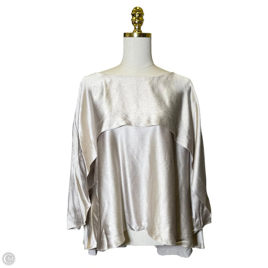 Top Long Sleeve Luxury Designer By Lanvin In Beige, Size: Xl