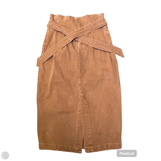 Skirt Maxi By Free People In Orange, Size: 2