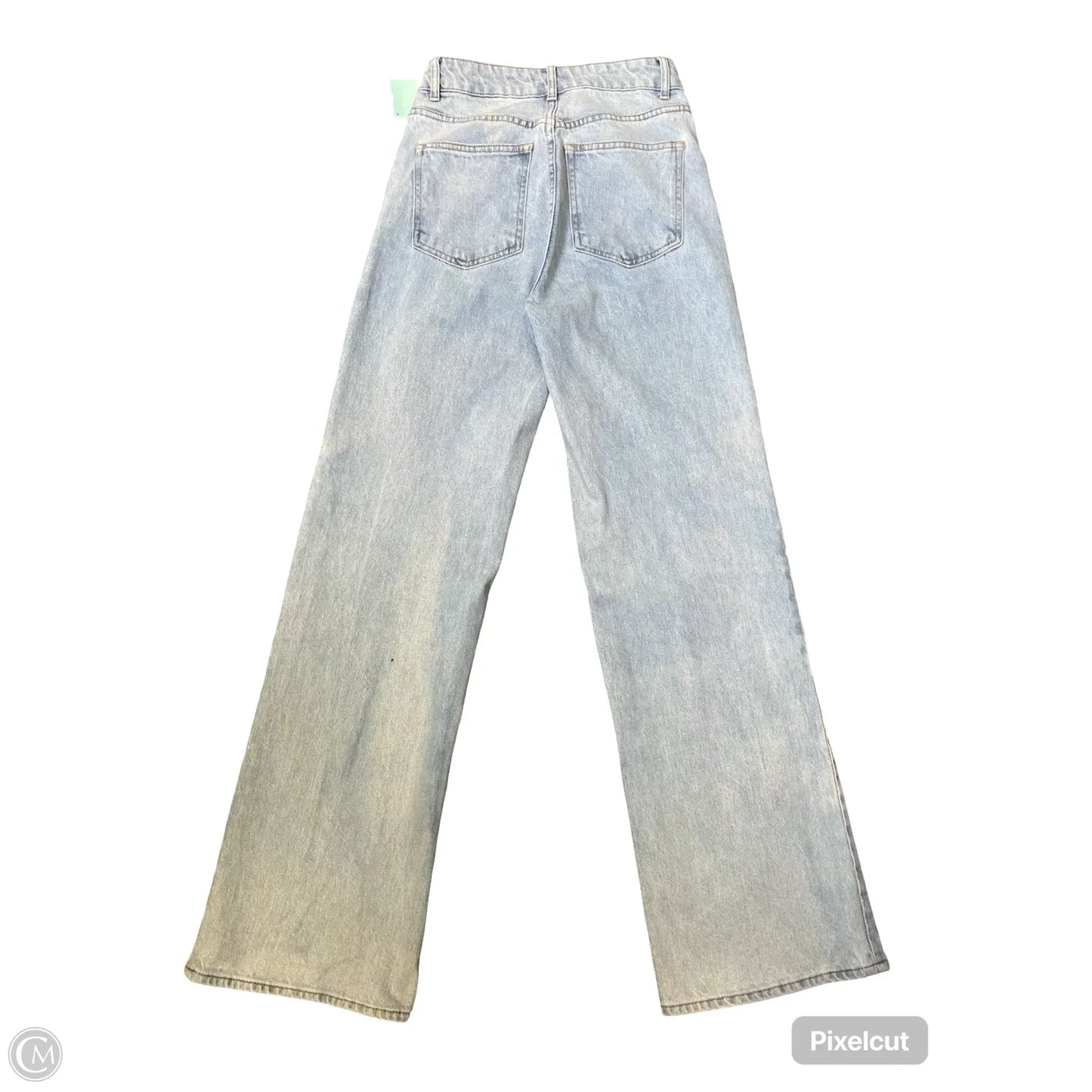 Jeans Wide Leg By H&m In Blue Denim, Size: 6