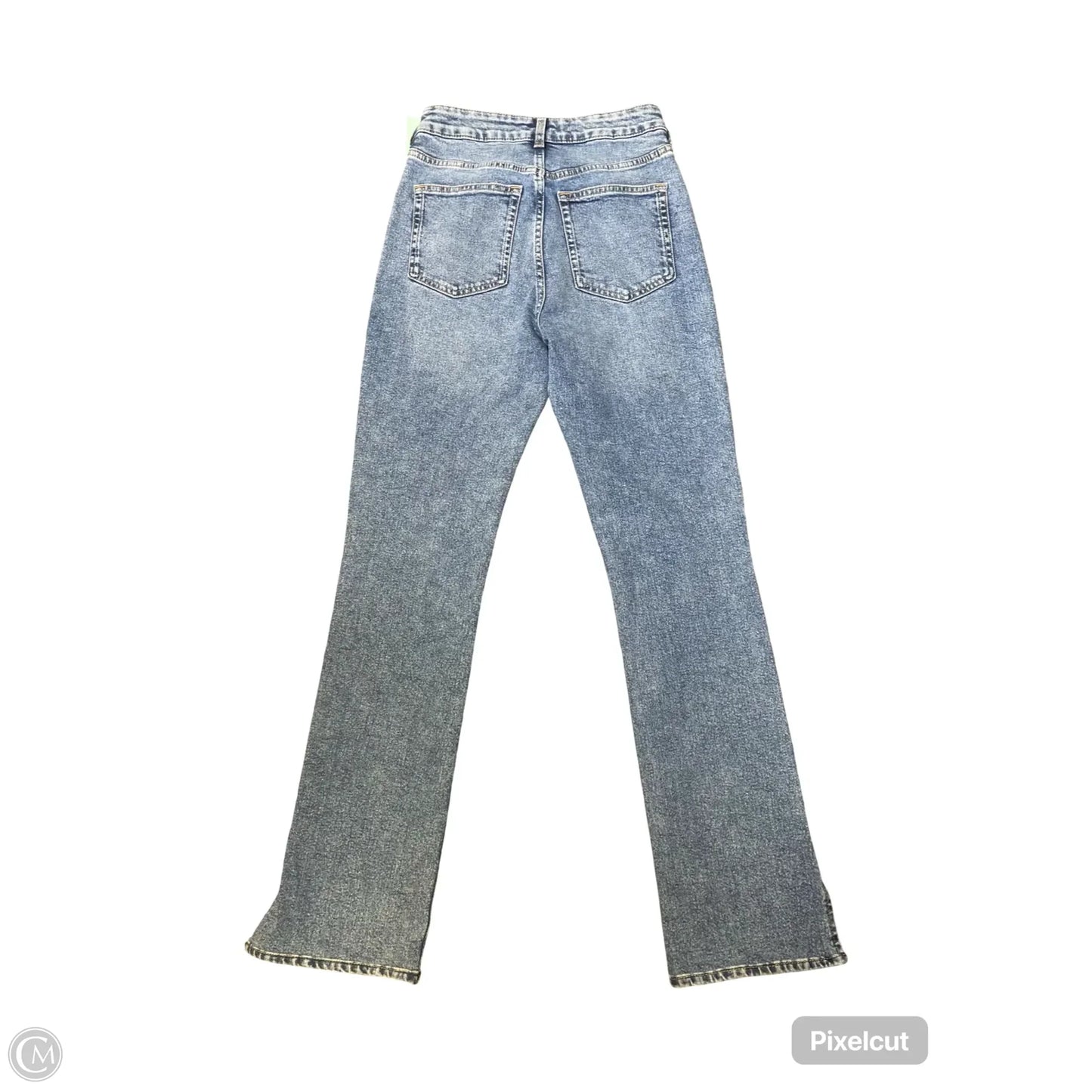 Jeans Flared By H&m In Blue Denim, Size: 6
