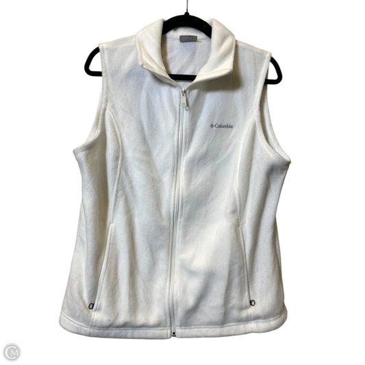 Vest Faux Fur & Sherpa By Columbia In White, Size: Xl