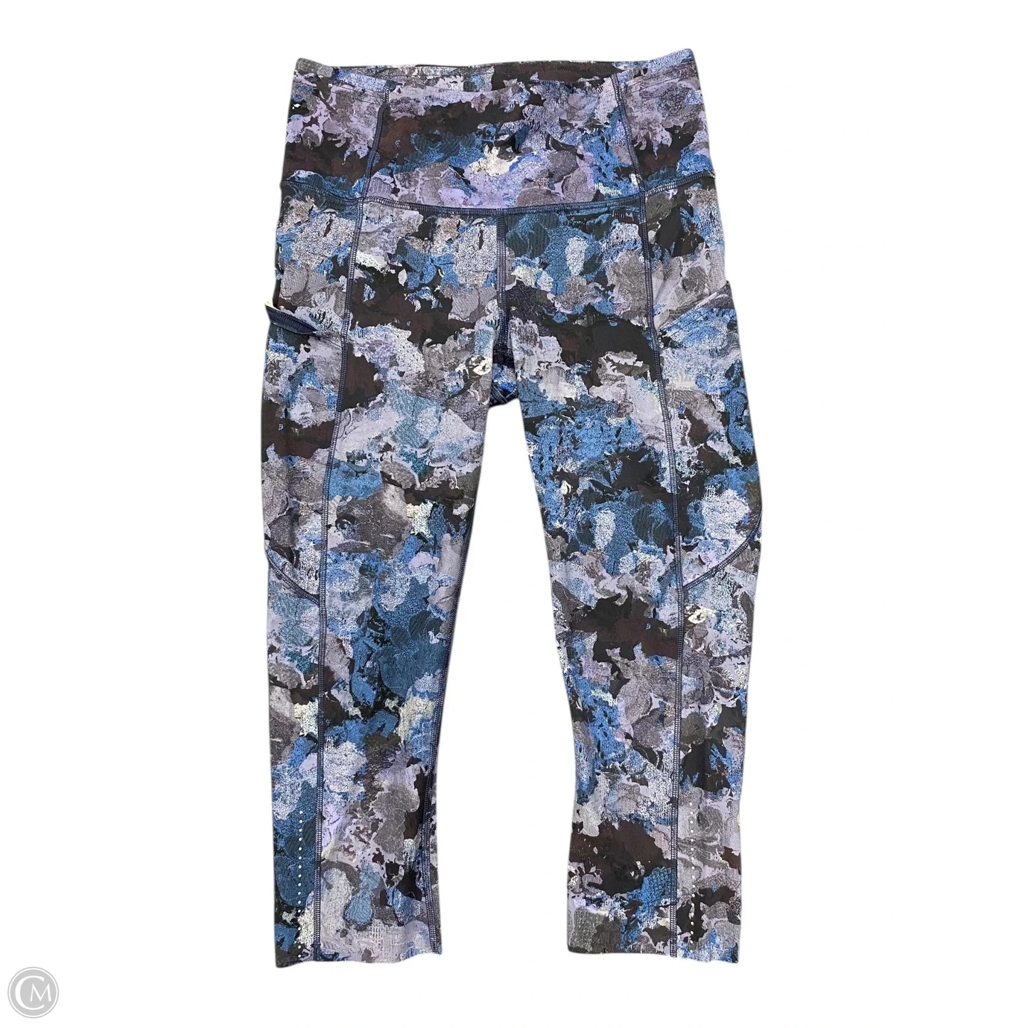 Athletic Leggings By Lululemon In Blue, Size: 6