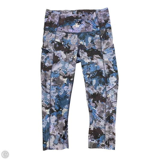 Athletic Leggings By Lululemon In Blue, Size: 6