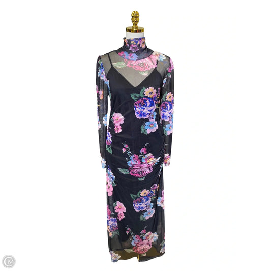 Dress Casual Maxi By Motherhood In Multi-colored, Size: L