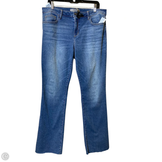 Jeans Flared By Joes Jeans In Blue Denim, Size: 14