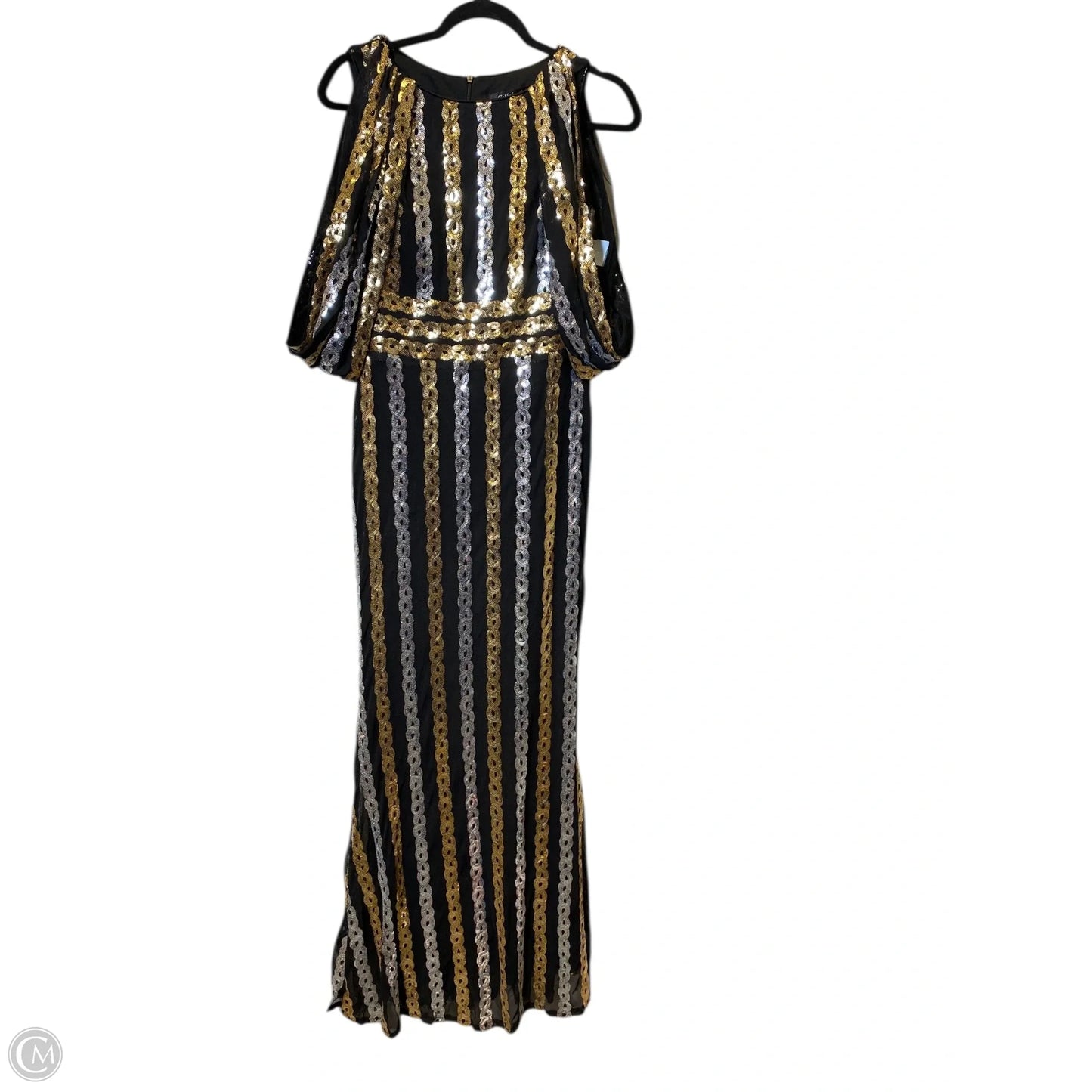 Dress Party Long By Clothes Mentor In Multi-colored, Size: M