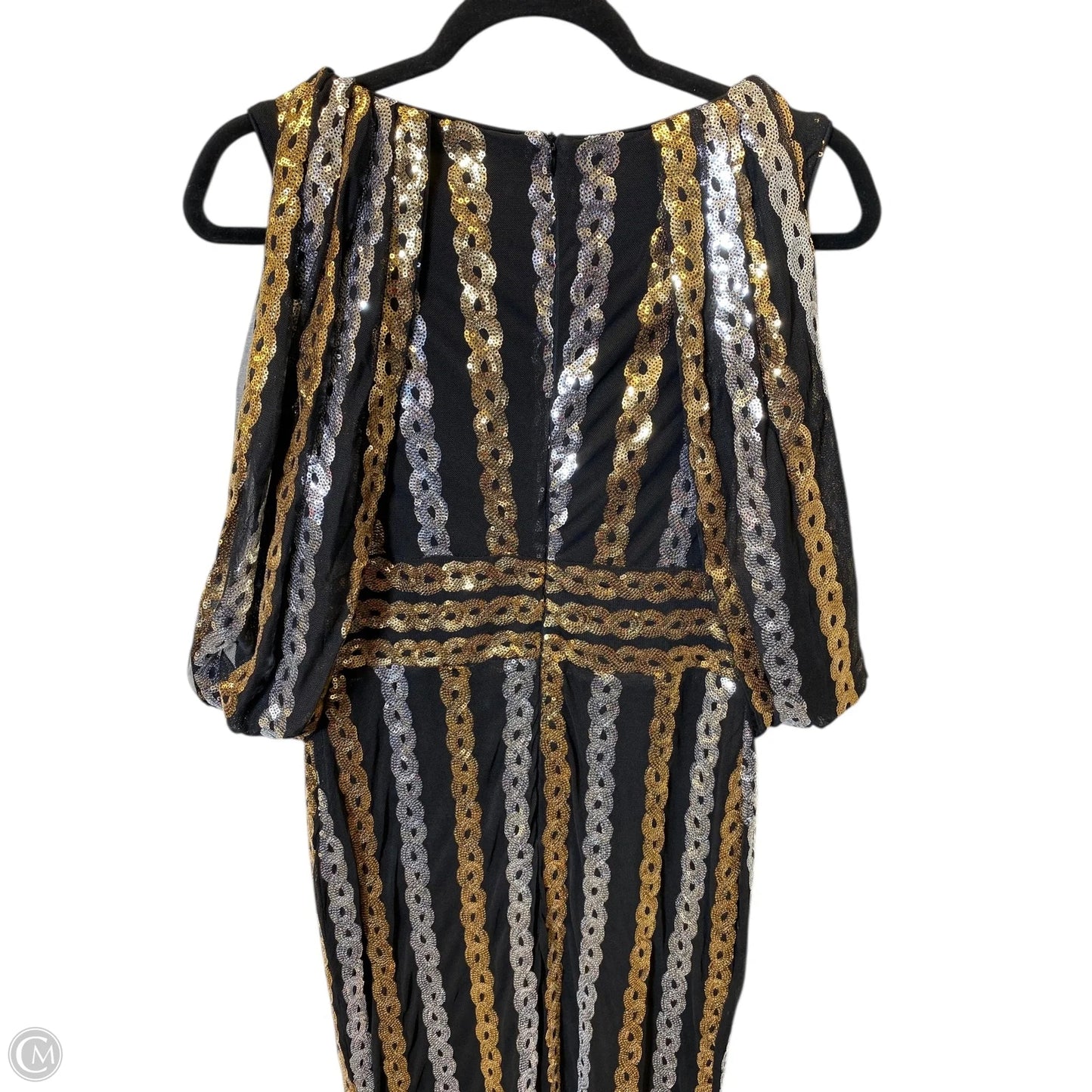 Dress Party Long By Clothes Mentor In Multi-colored, Size: M