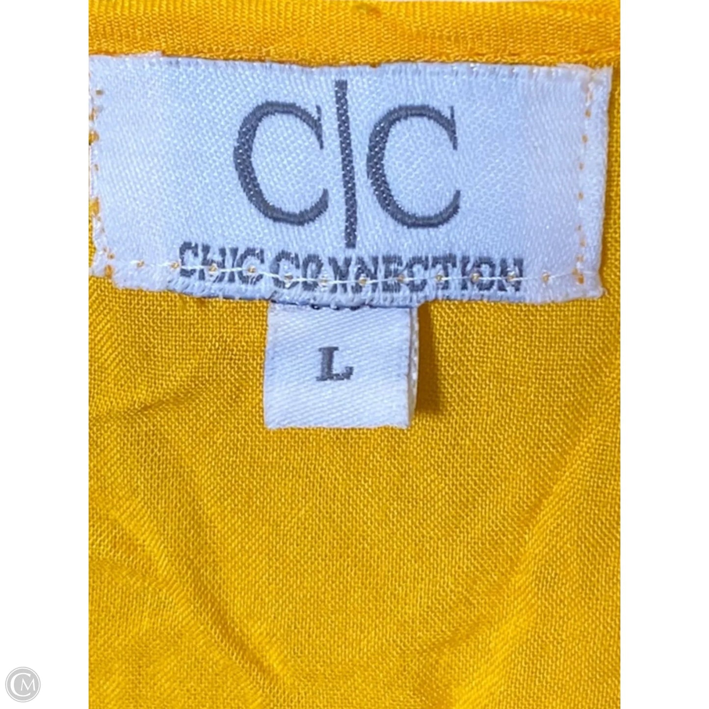 Dress Casual Midi By Clothes Mentor In Blue & Yellow, Size: L