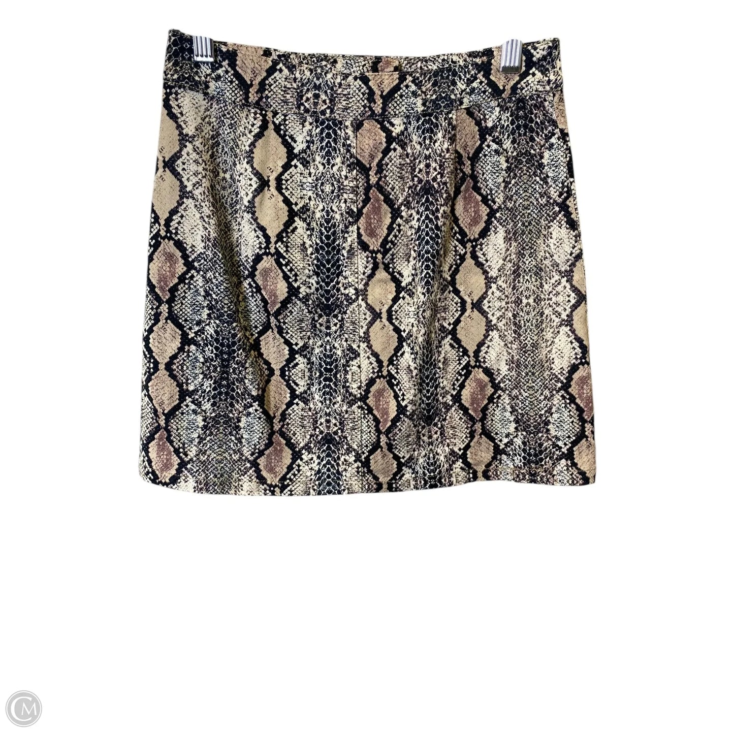 Skirt Mini & Short By Altard State In Snakeskin Print, Size: S