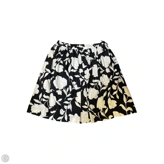Skirt Designer By Kate Spade In Black & White, Size: 2x