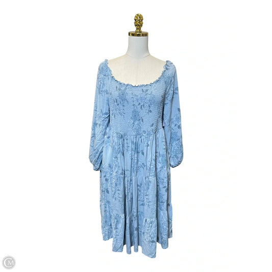 Dress Casual Midi By Torrid In Blue, Size: 2x