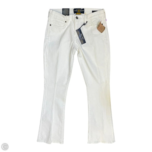 Jeans Boot Cut By Lucky Brand In White, Size: 4
