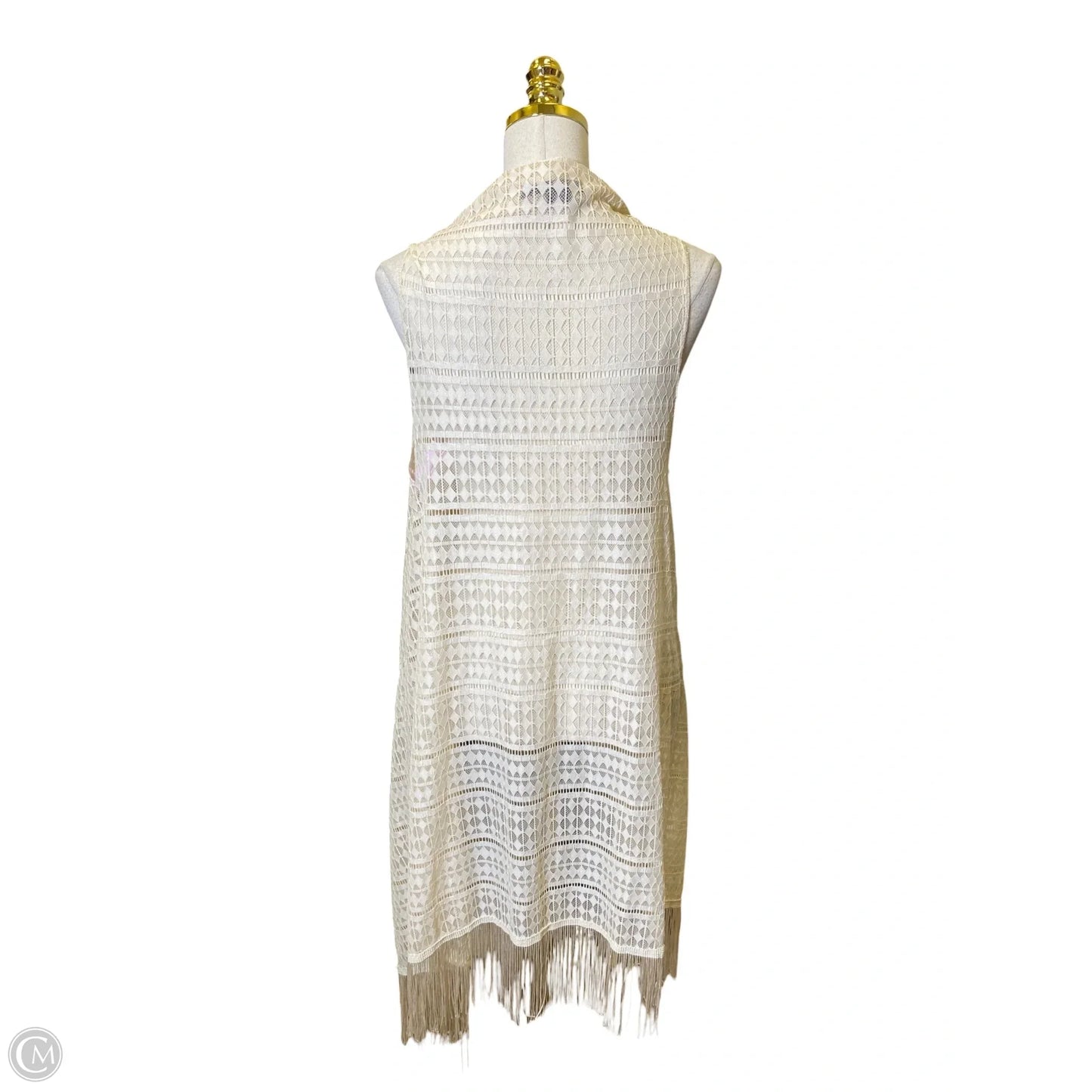 Vest Other By Love On A Hanger In Cream, Size: Xl