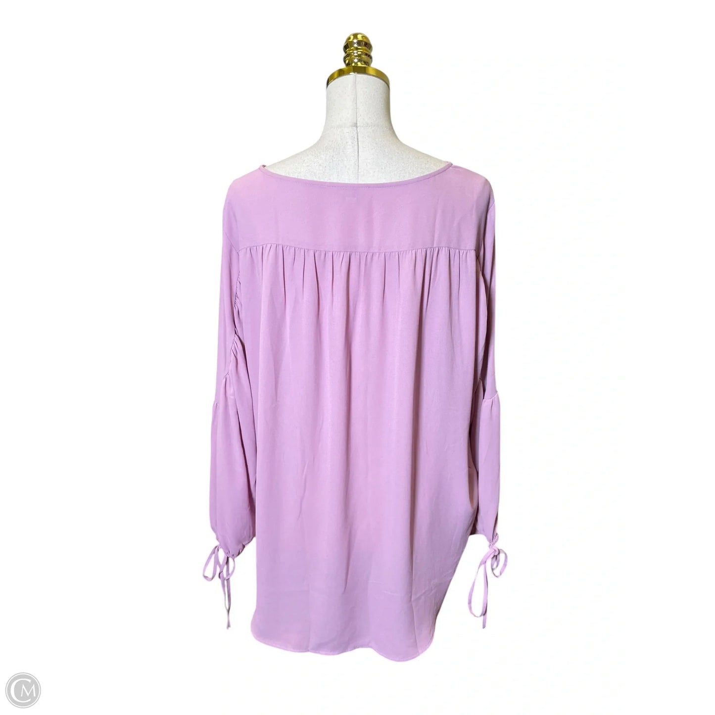 Top Long Sleeve By Loft In Purple, Size: L