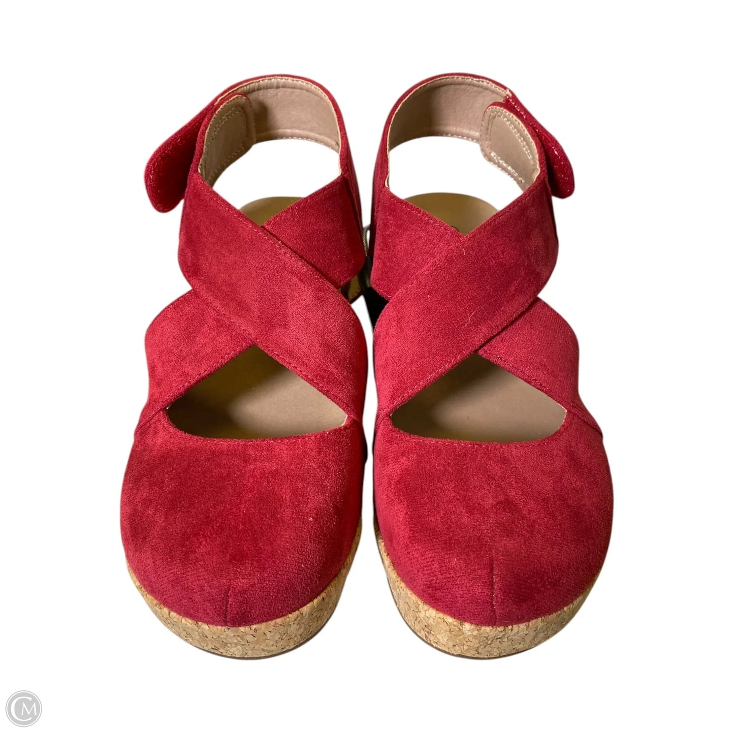 Shoes Heels Platform By Corkys In Red, Size: 9