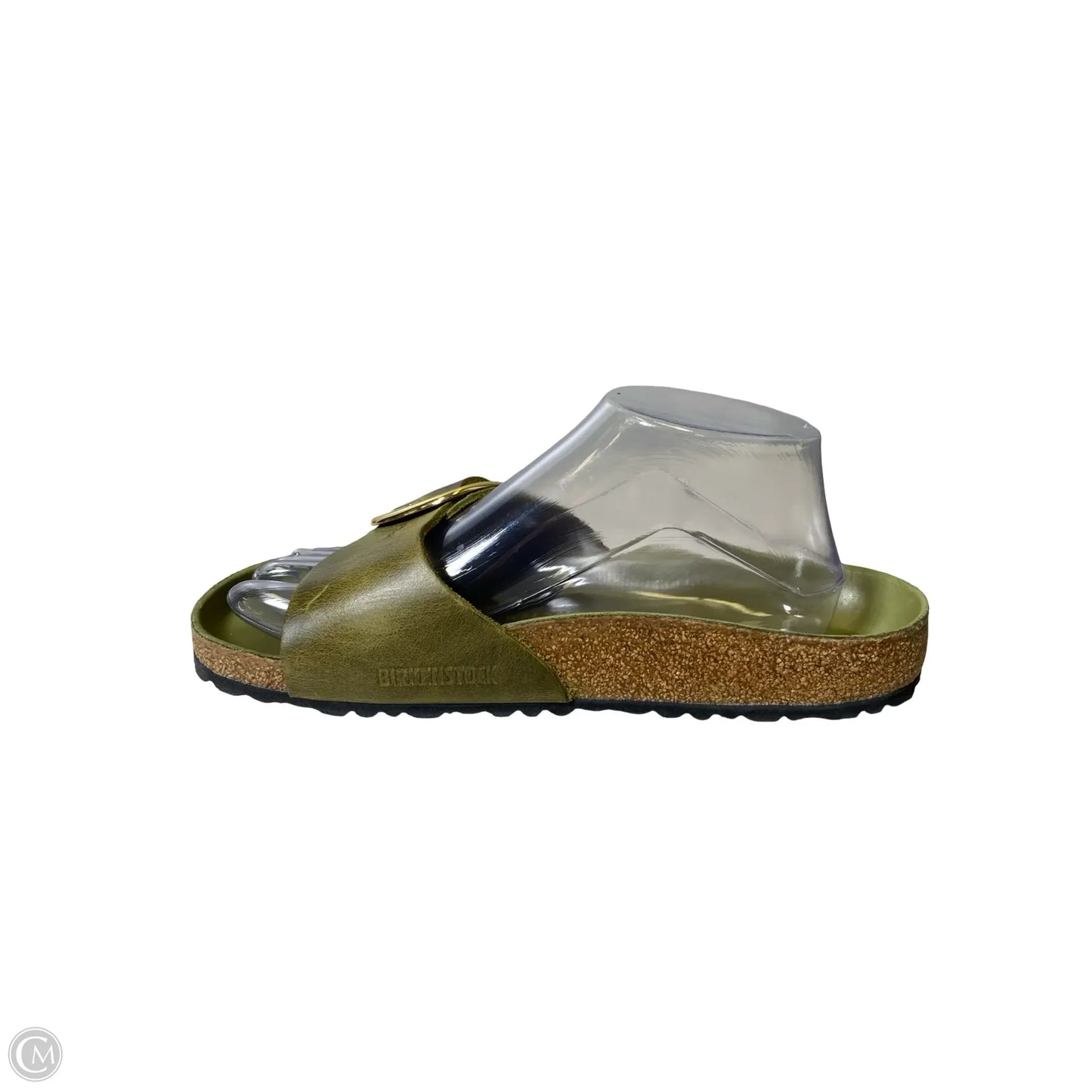 Sandals Flats By Birkenstock In Green, Size: 8