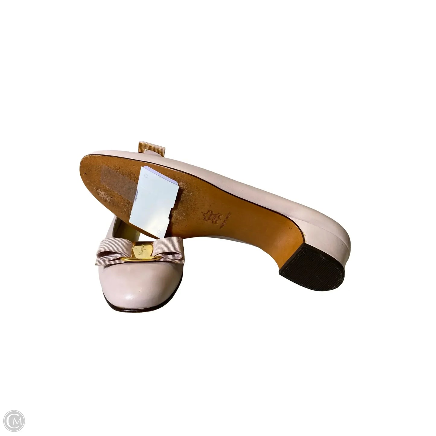 Shoes Luxury Designer By Ferragamo In Pink, Size: 8