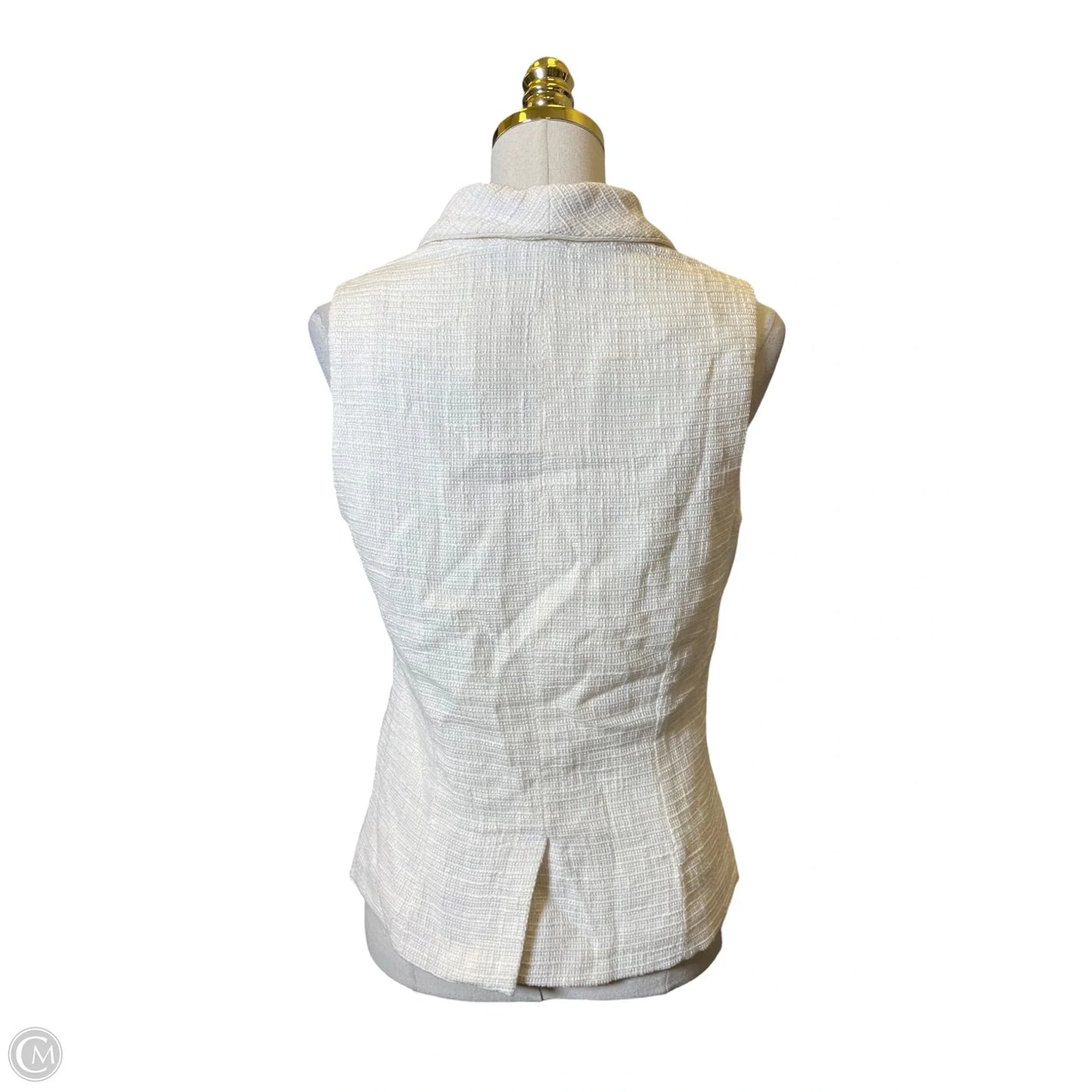 Vest Other By Coldwater Creek In Cream, Size: Xs