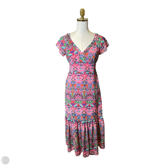 Dress Casual Maxi By Clothes Mentor In Multi-colored, Size: 0