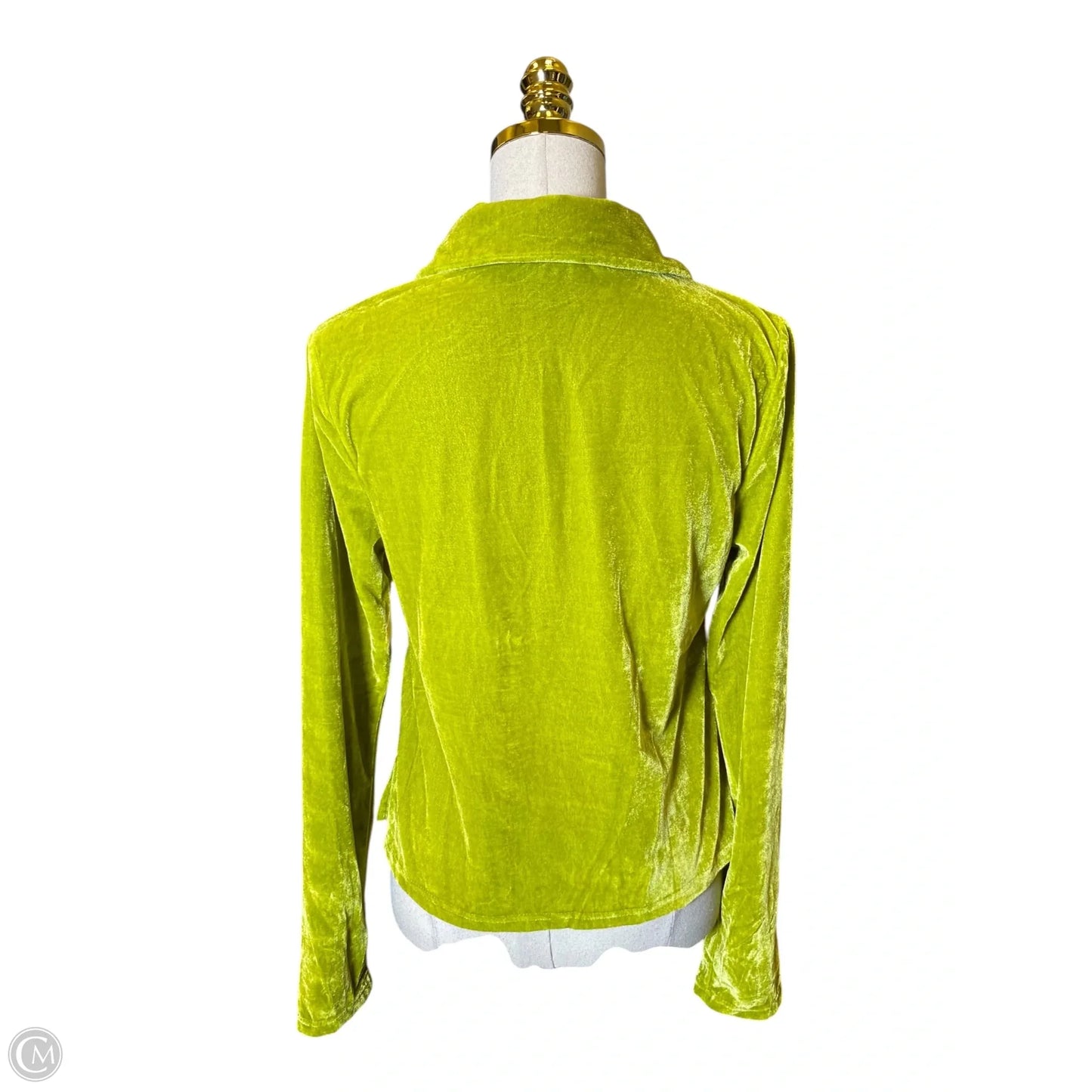 Top Long Sleeve By Gigio In Green, Size: L