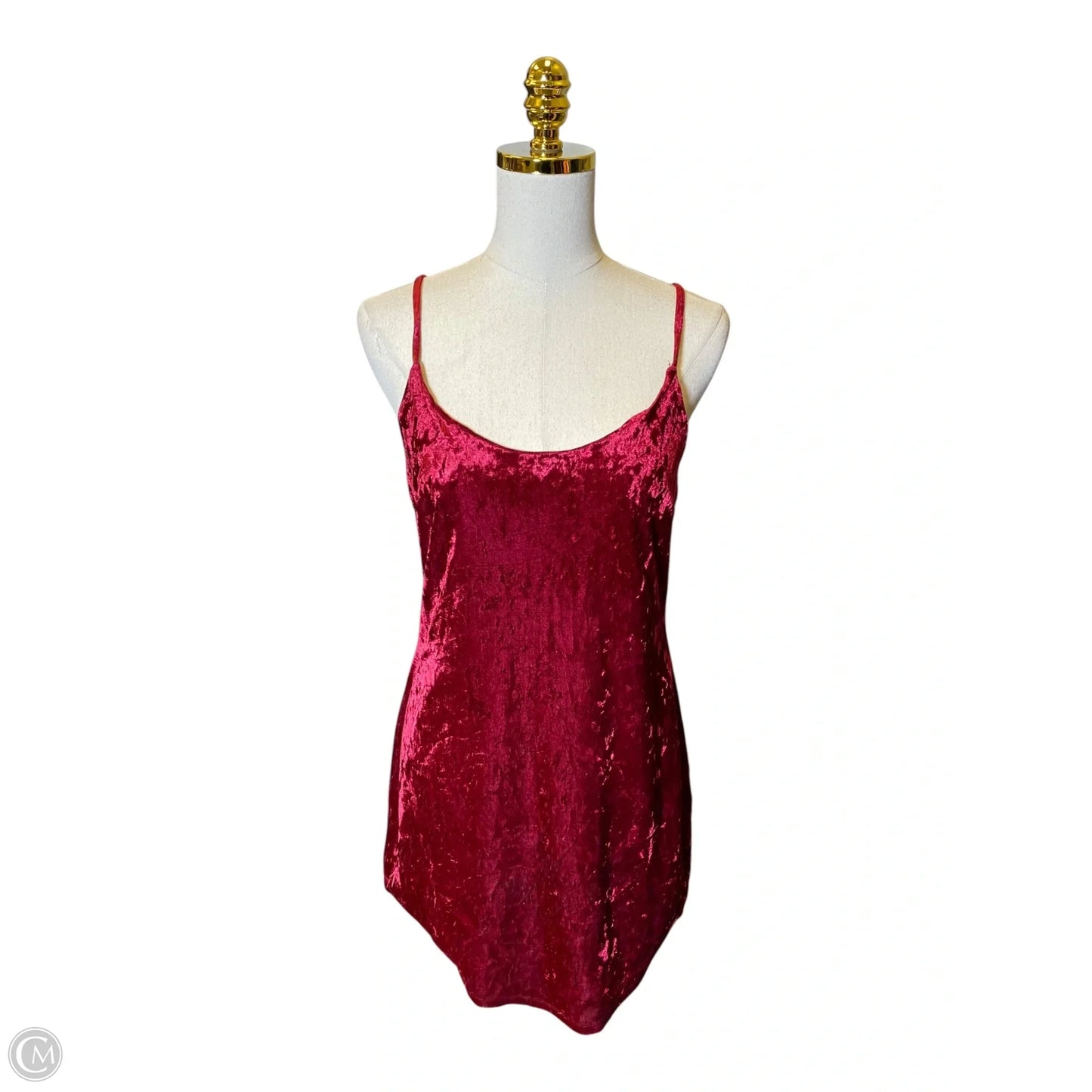 Dress Casual Midi By Forever 21 In Red, Size: M
