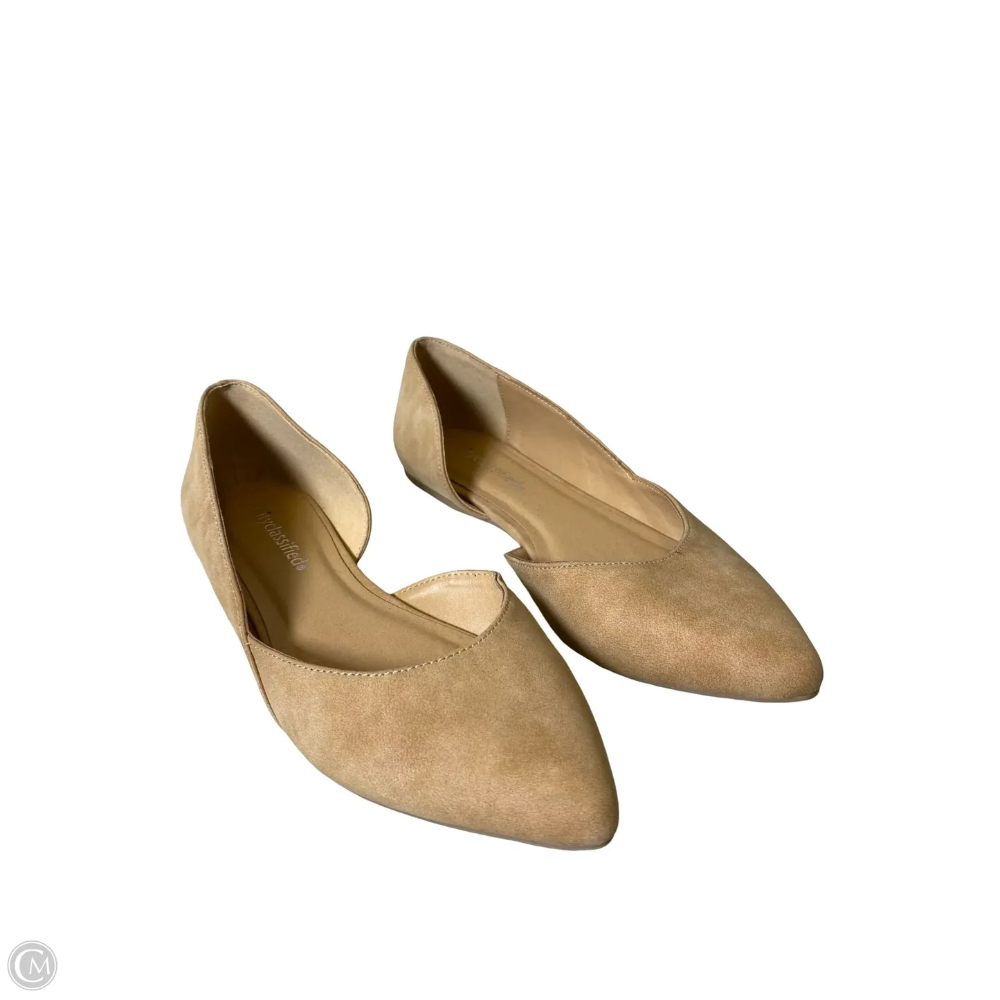 Shoes Flats By City Classified In Tan, Size: 8.5