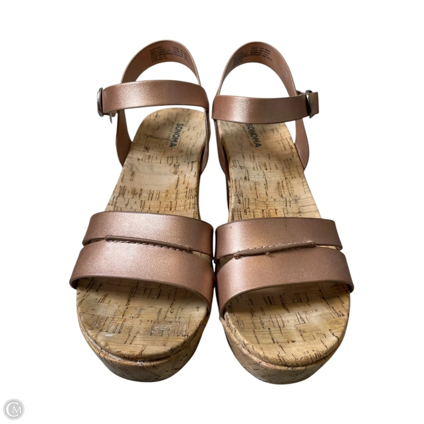 Shoes Heels Platform By Sonoma In Tan, Size: 9