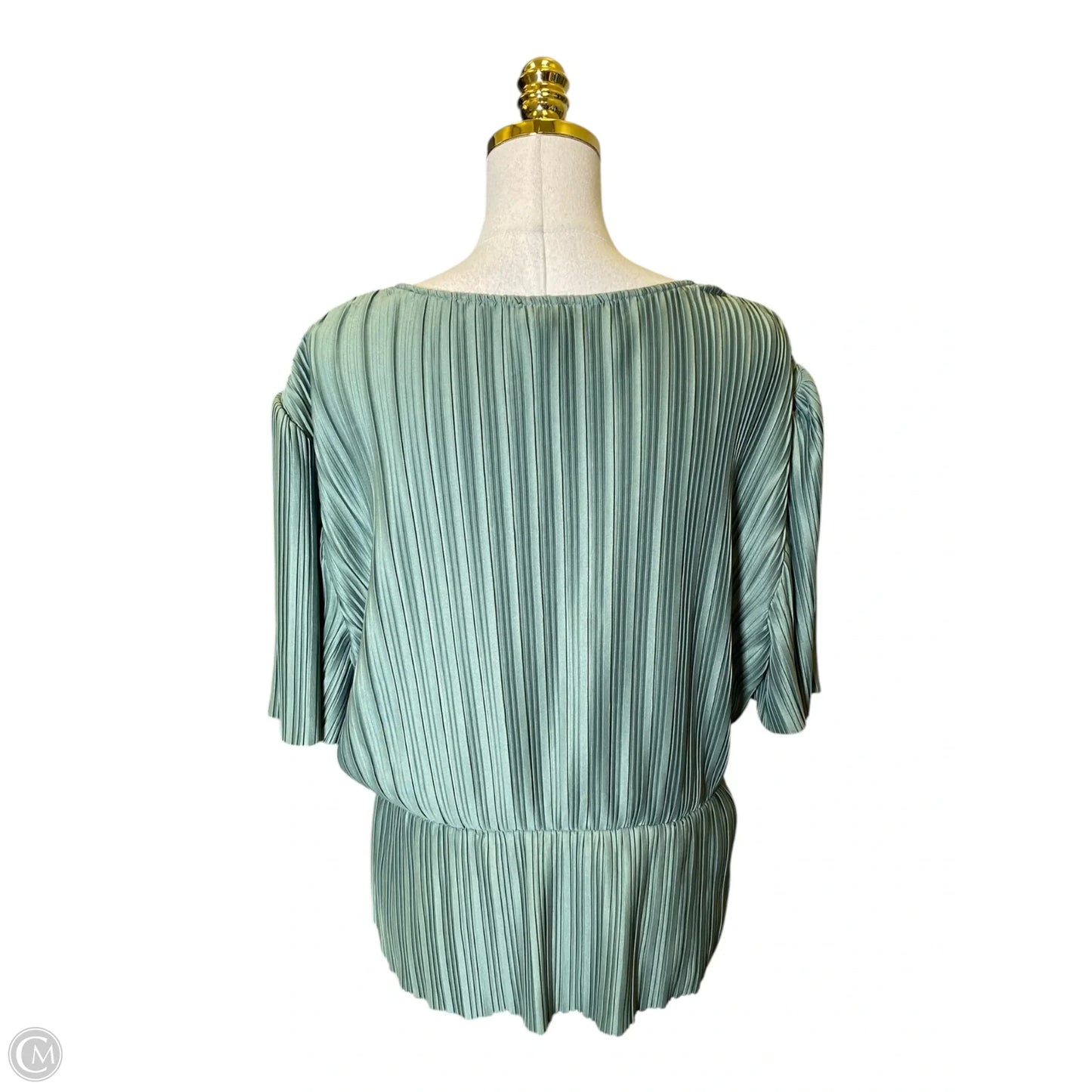 Top Short Sleeve By Ann Taylor In Green, Size: Xl