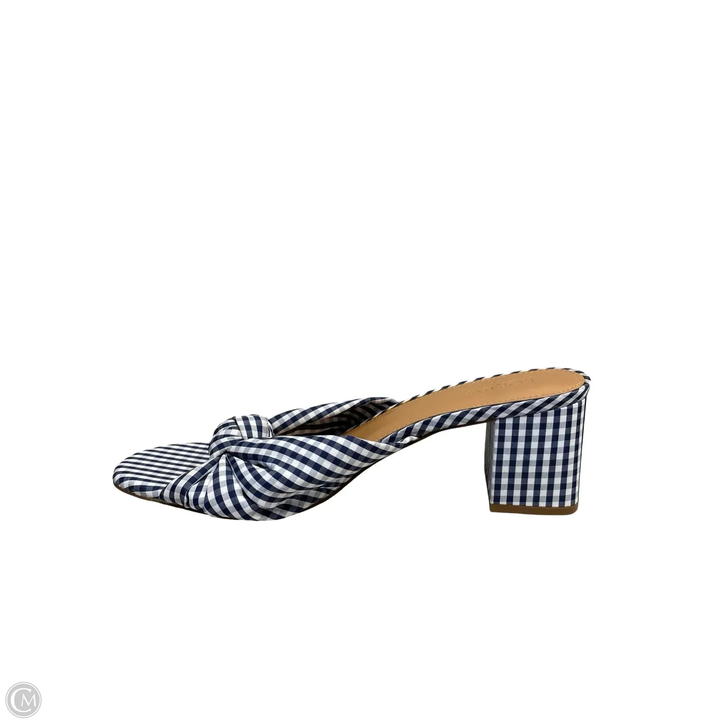 Shoes Heels Block By J. Crew In Blue & White, Size: 10