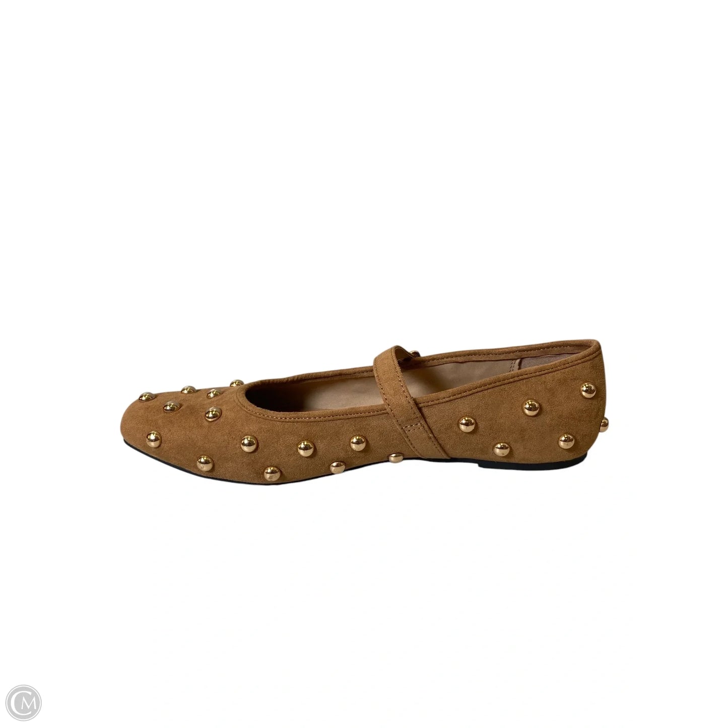 Shoes Flats By Universal Thread In Brown & Gold, Size: 11