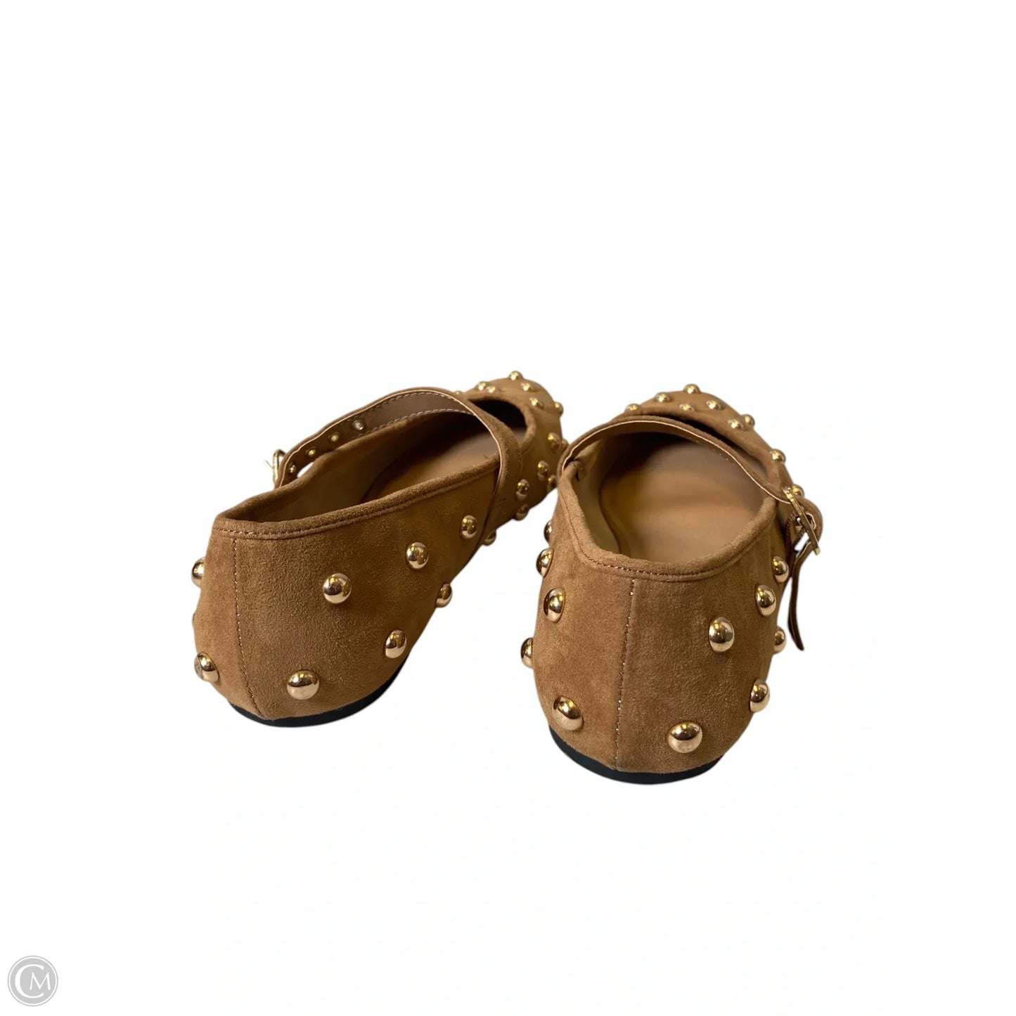 Shoes Flats By Universal Thread In Brown & Gold, Size: 11