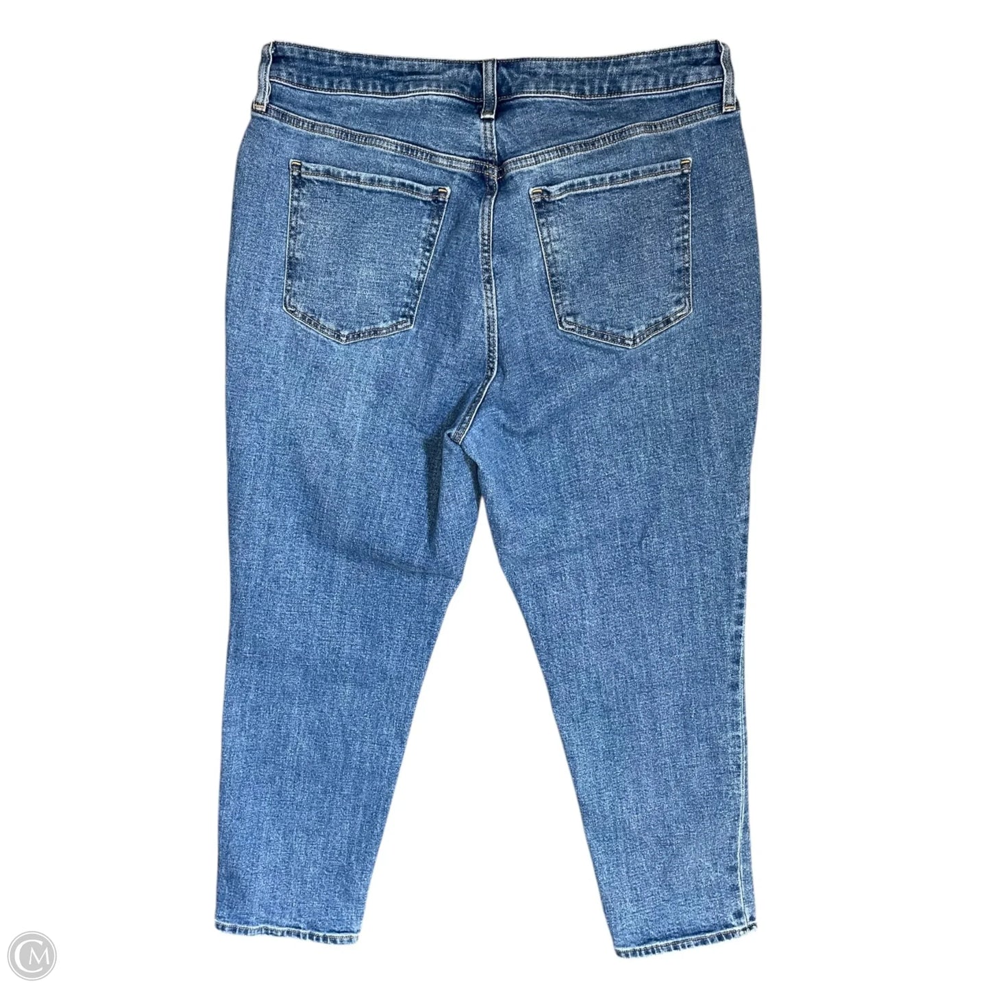 Jeans Straight By Old Navy In Blue Denim, Size: 16