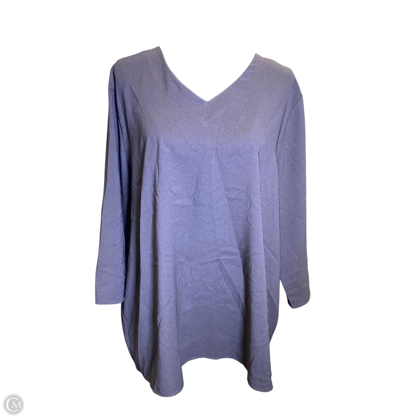 Top 3/4 Sleeve By Chicos In Brown, Size: Xl