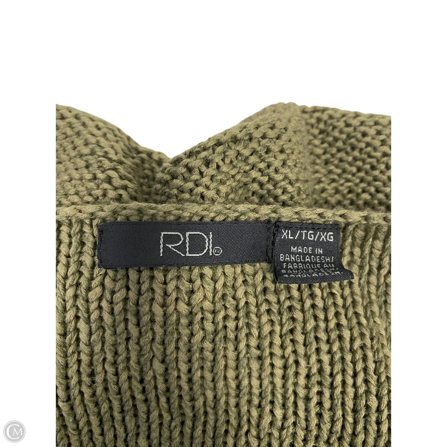 Sweater By Clothes Mentor In Green, Size: Xl