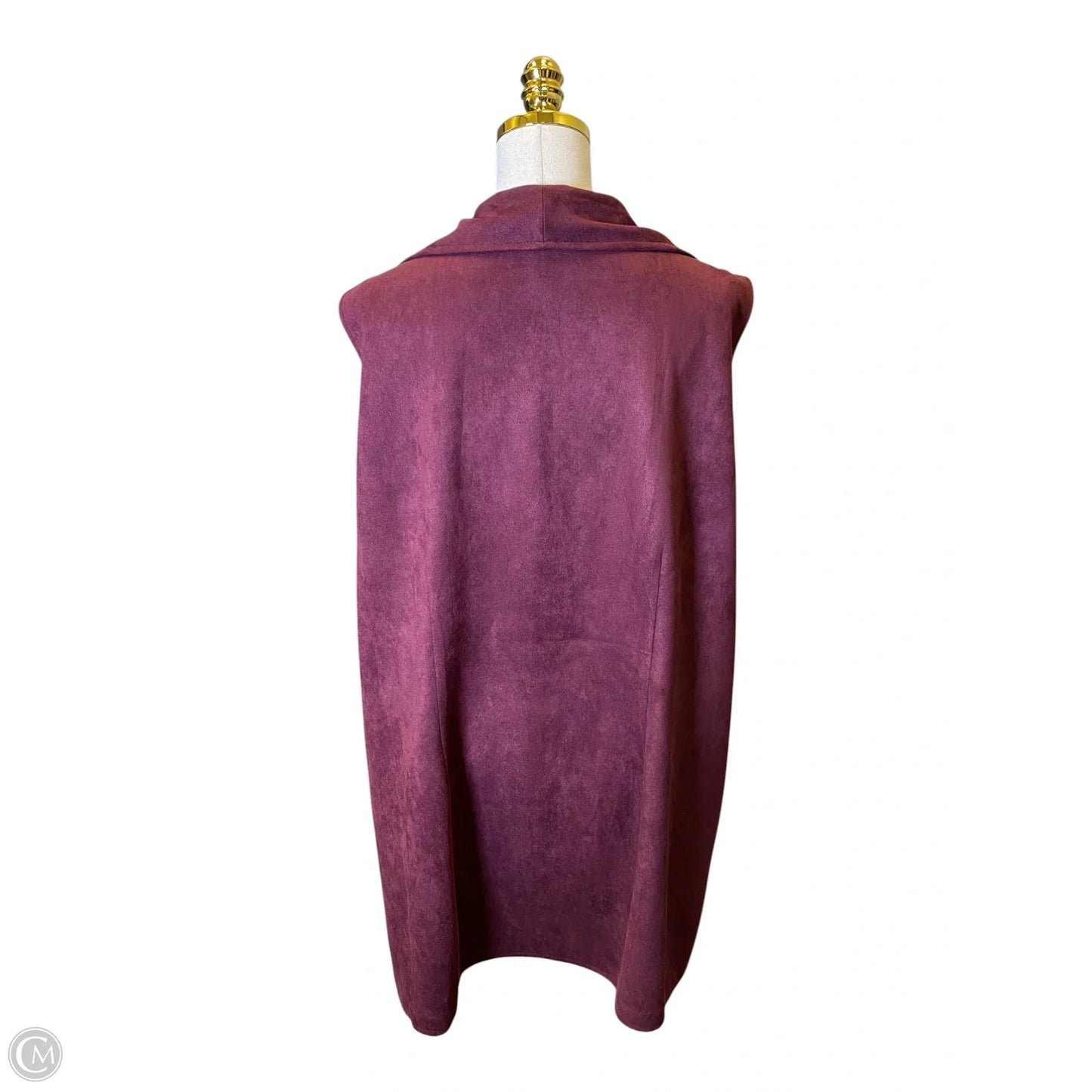 Vest Other By New York And Co In Maroon, Size: 3x
