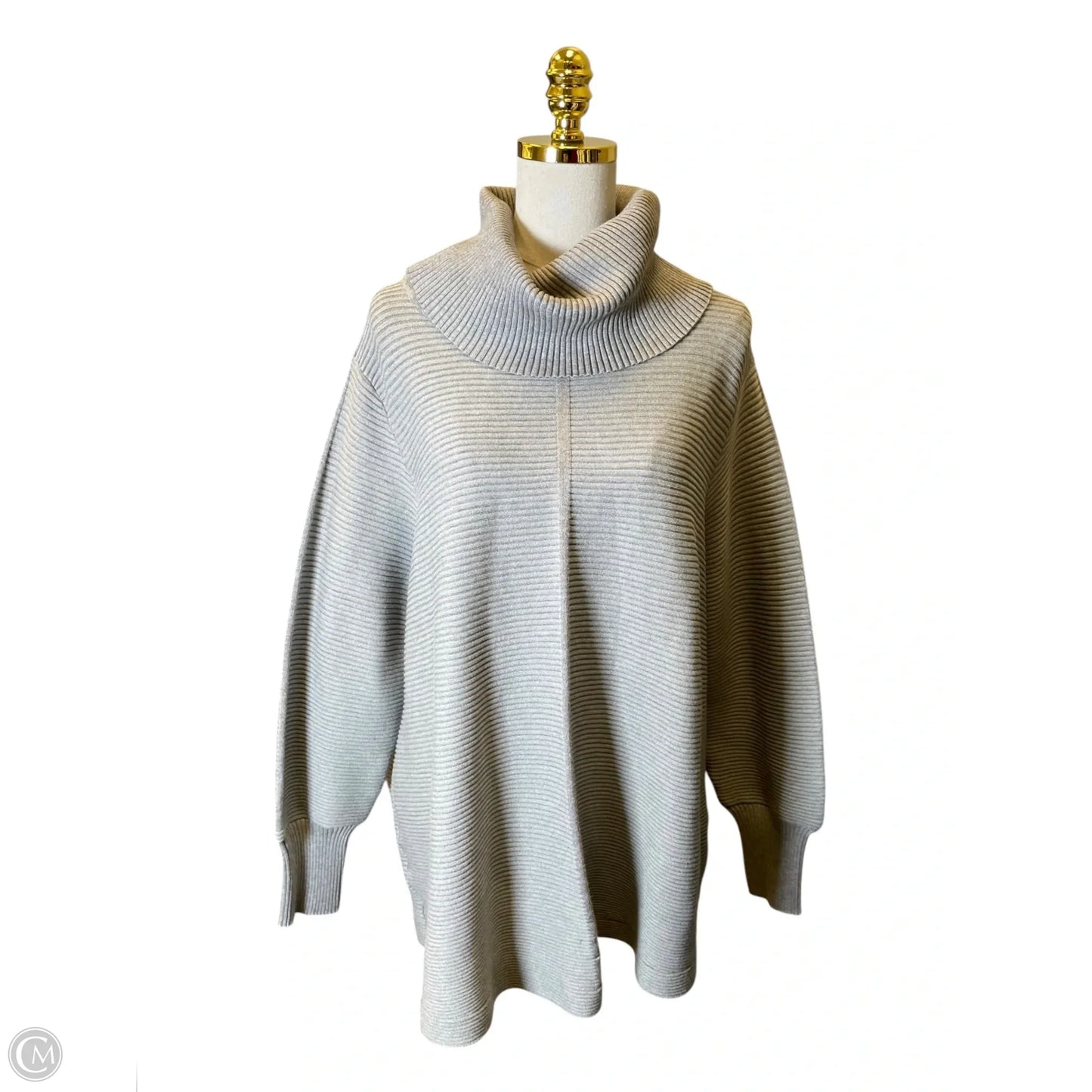 Sweater By Cyrus In Grey, Size: 3x