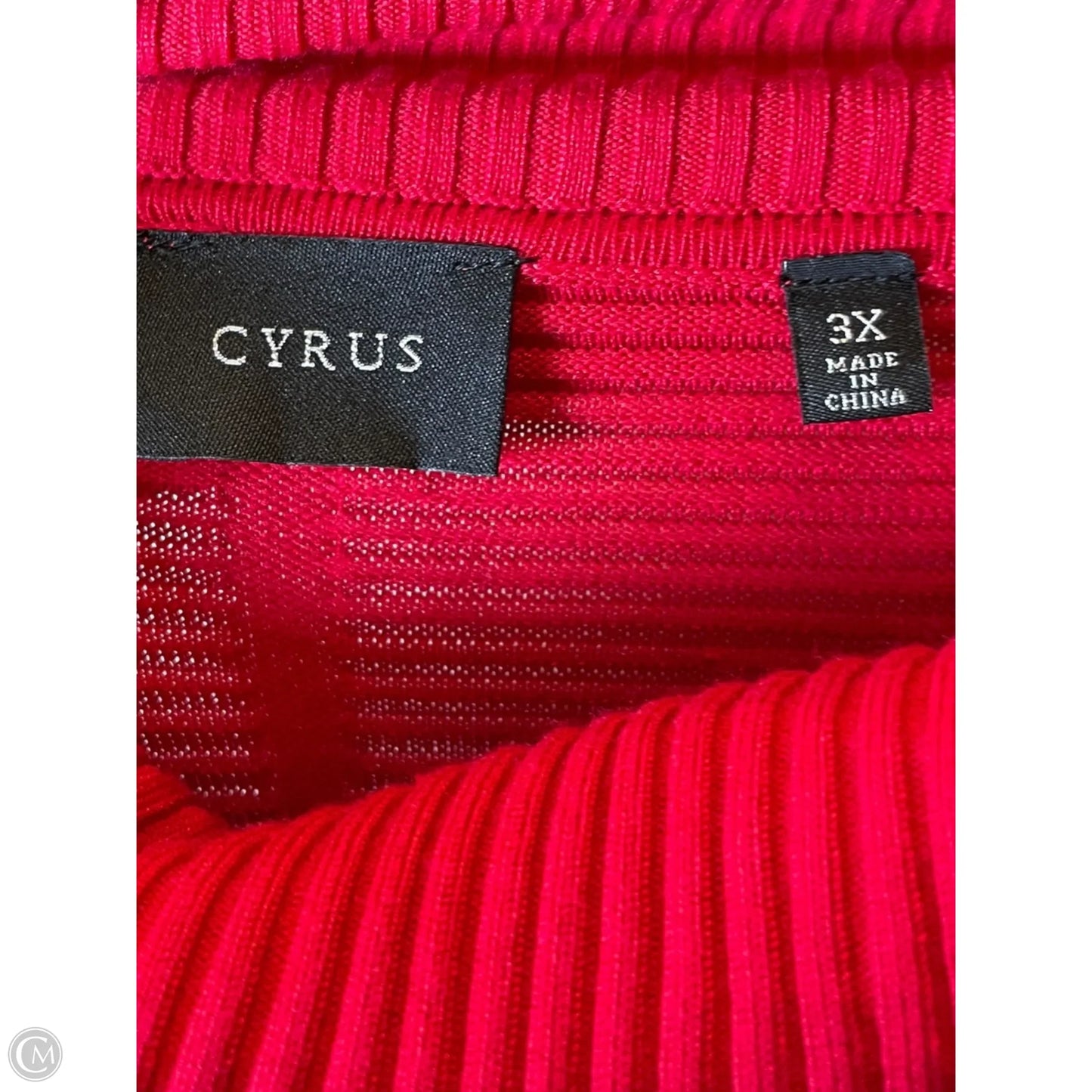 Sweater By Cyrus In Red, Size: 3x