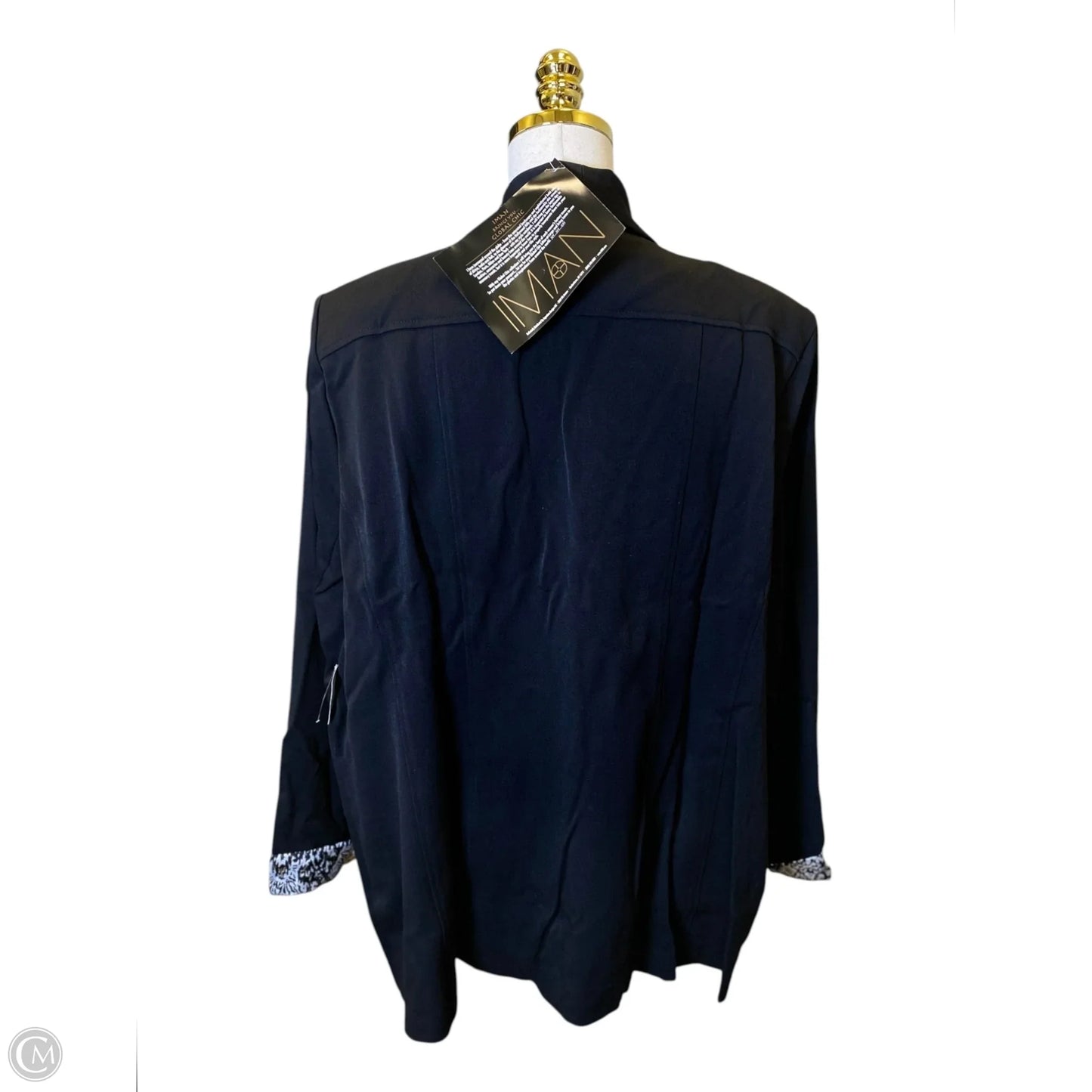 Blazer By Clothes Mentor In Navy, Size: 3x
