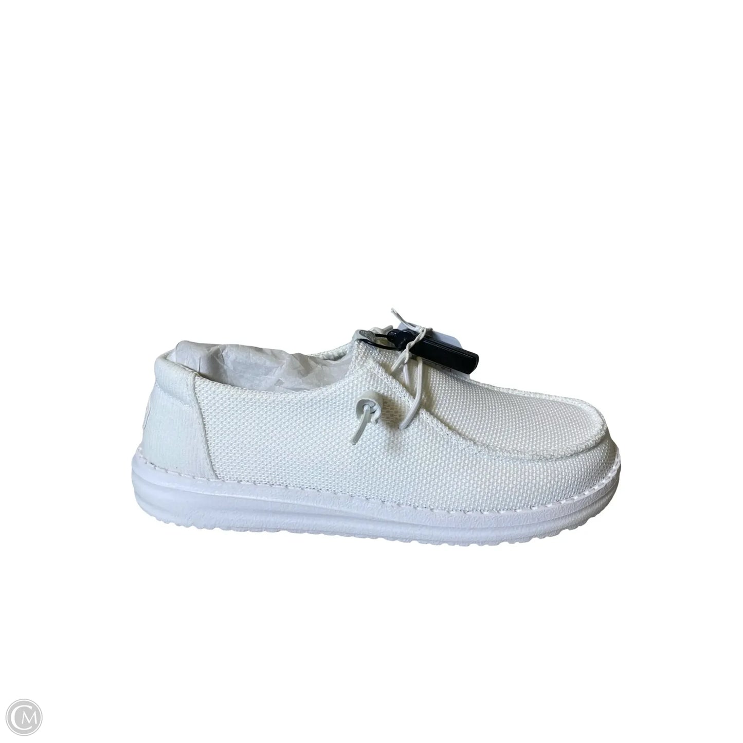 Shoes Flats By Hey Dude In White, Size: 8