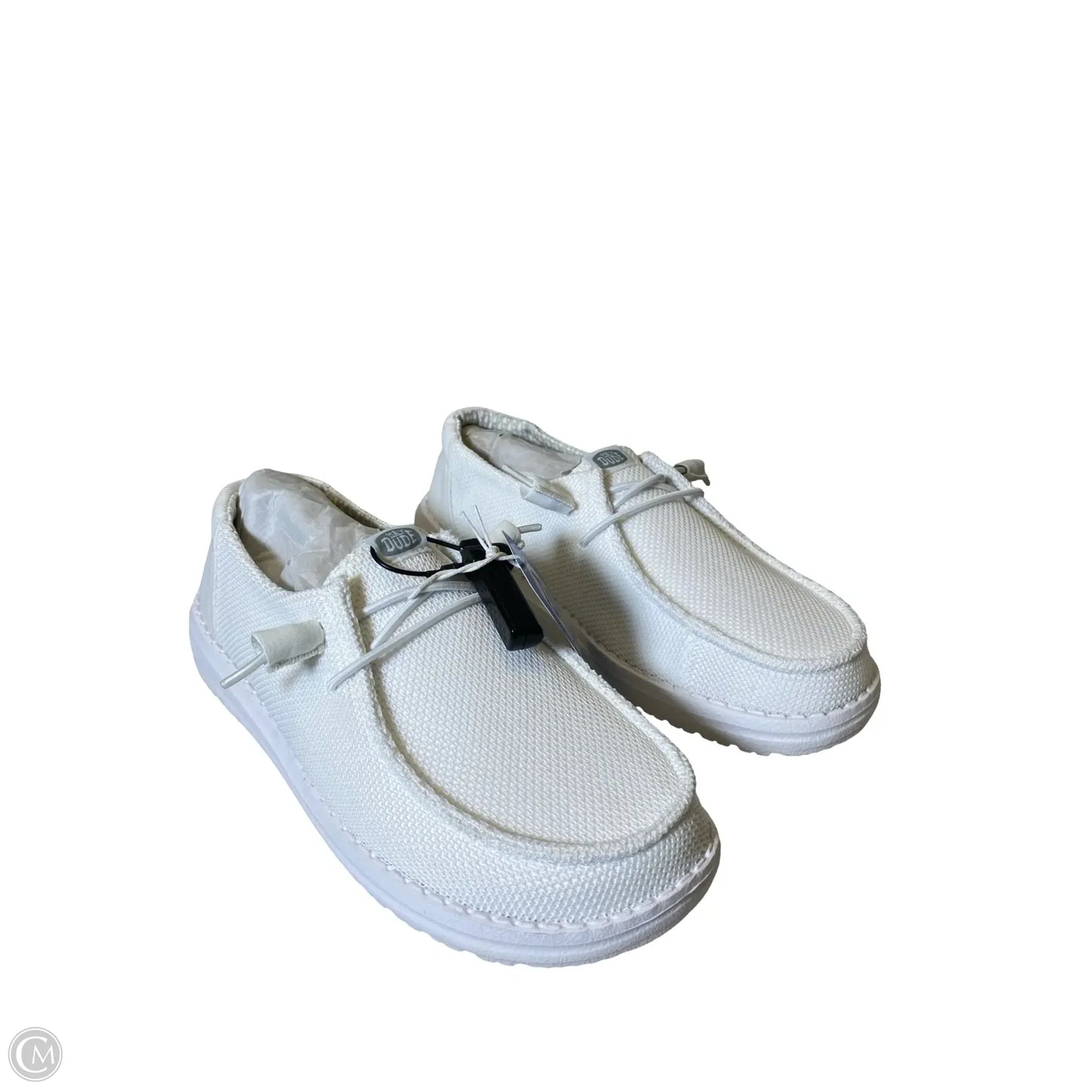 Shoes Flats By Hey Dude In White, Size: 8