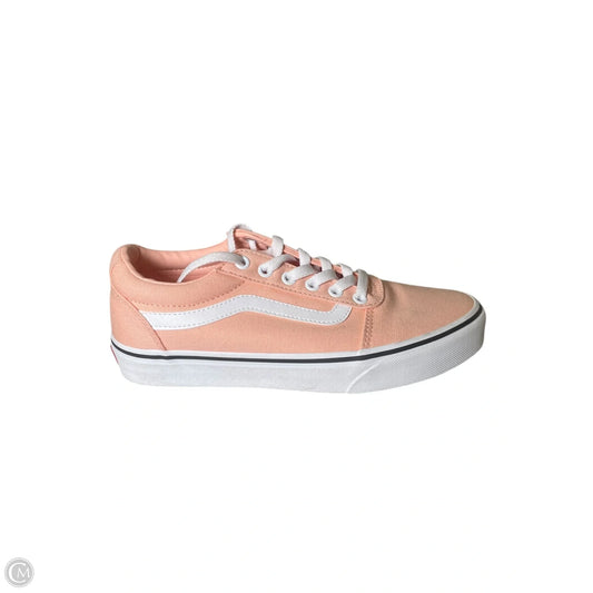 Shoes Sneakers By Vans In Peach, Size: 8