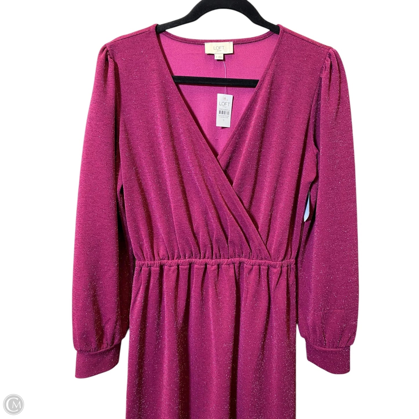Dress Casual Short By Loft In Purple, Size: S