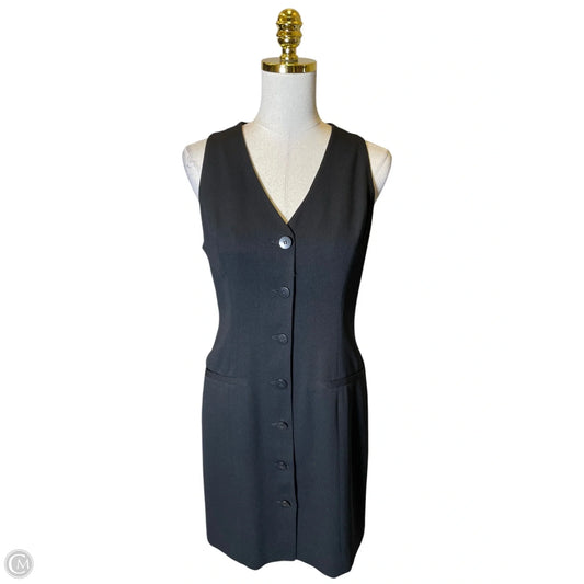 Dress Casual Midi By Ann Taylor In Black, Size: S