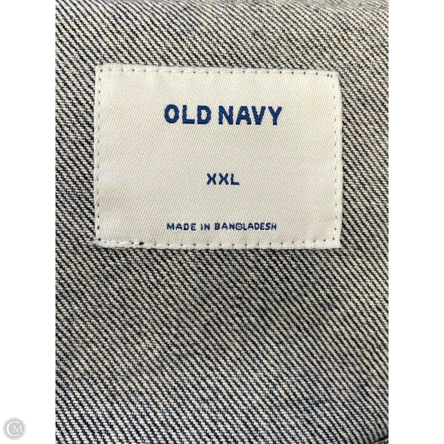 Jacket Denim By Old Navy In Blue Denim, Size: 2x